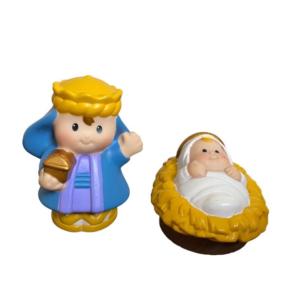 Fisher Price Little People Nativity Set Toy Set Christmas 2008 Partial 5 pieces - Picture 4 of 14